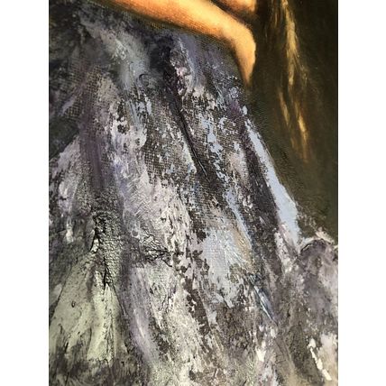 Original Oil Painting Woman Artwork Female Wall Art Figurative Painting