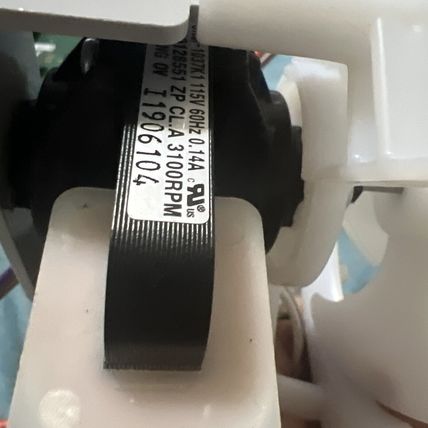 Whirlpool Refrigerator Evaporator Fan Motor W11321261, W10128551