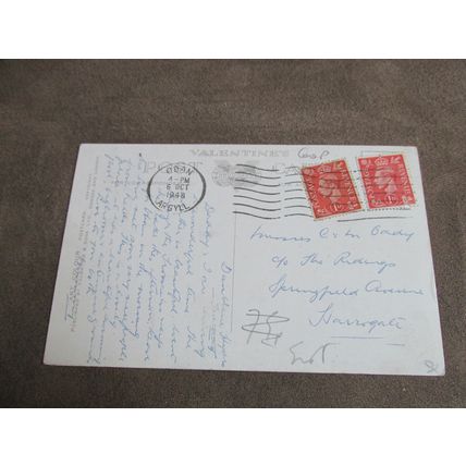 Clan Fraser Tartan Postcard - Loch Katrine & Ellen's Isle - A1616 / Artist
