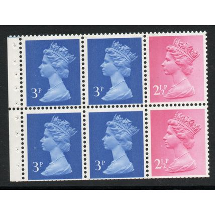 MACHIN X852l BOOKLET PANE X852 X2 X855 X 4 MINT NEVER HINGED (BSC)