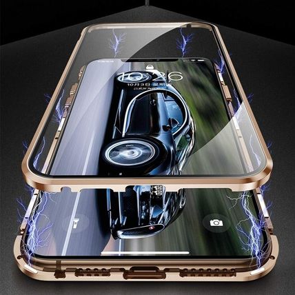 iPhone 12 Pro/iPhone 12 Magnetic Adsorption Cover 360° Full Body Blue