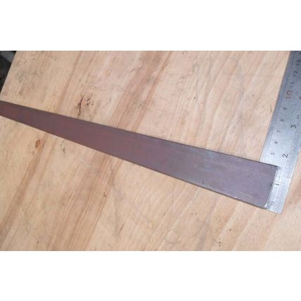 EN 45 spring steel 1 1/2" by 3/16" (38 by 4.76mm ) 1m long