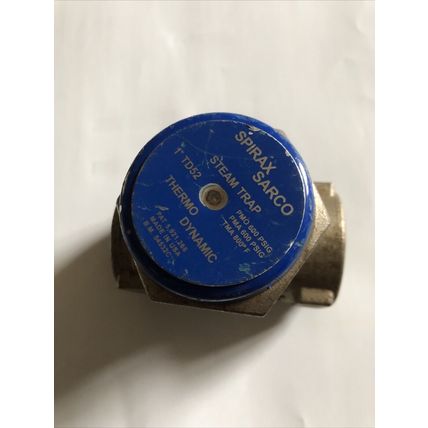 NEW 1" NPT SPIRAX SARCO TD 52 STEAM TRAP COOL BLUE THERMO DYNAMIC VALVE TD52,ED