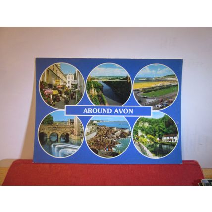 AROUND AVON. (SOMERSET), unused postcard by John Hinde =