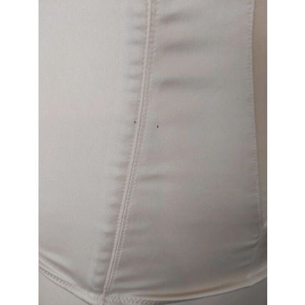 Cream Corset Bustier Burlesque Basque Lace Suspenders cream lingerie S XS 8 34B