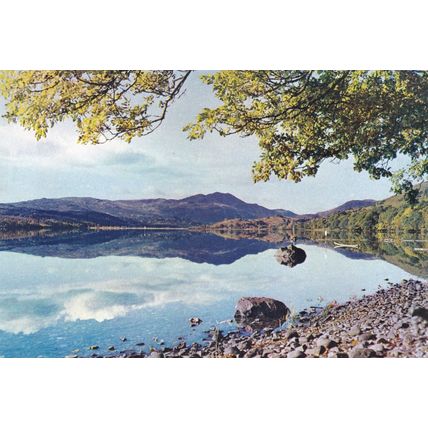 Loch Vennacher Perthshire Postcard unused VGC