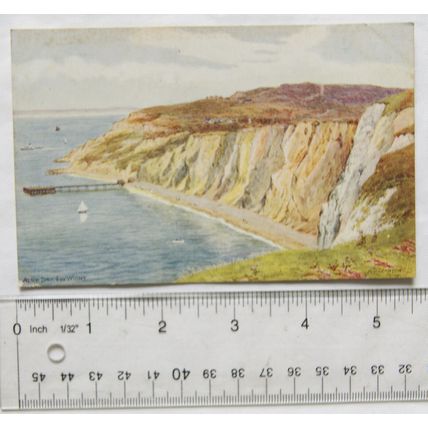 vintage postcard Alum Bay, Isle of Wight
