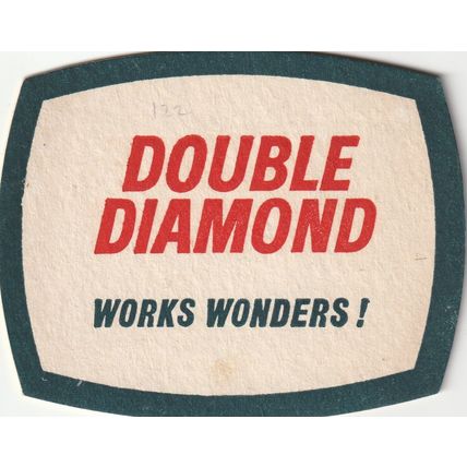 BEER MAT - IND COOPE BREWERY - DOUBLE DIAMOND - (Cat No 122) - (1966)