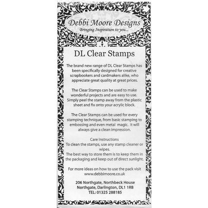 Debbi Moore. Assorted DL Stamp Set. Stamping Cardmaking Scrapbooking Crafts