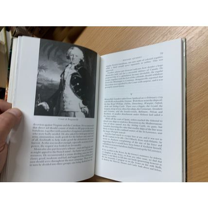 1972 1ST EDITION "WITH WOLFE TO QUEBEC" OLIVER WARNER HARDBACK BOOK (P4)