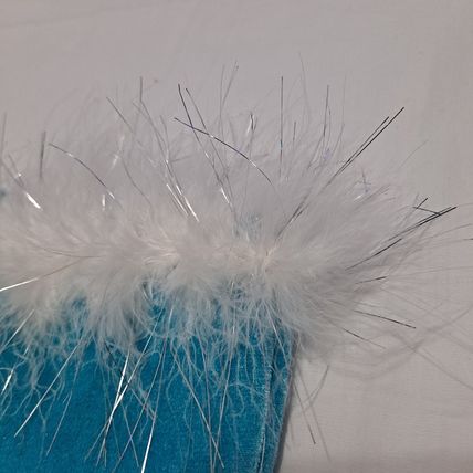 Dan Dee ANGEL Star Christmas STOCKING 17" Kool Kids Girls Fuzzy Blue