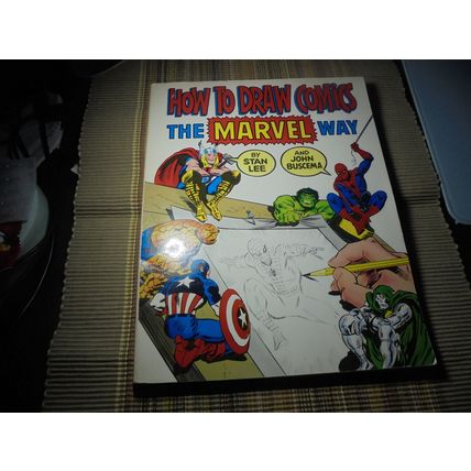 HOW To Draw Comics the MARVEL WAY by STAN LEE & John Buscema!! 1978! $35.00!!
