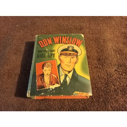 Big Little Book Don Wilson & The Giant Girl Spy By Frank Martinek 6.5 Fine+ 1946