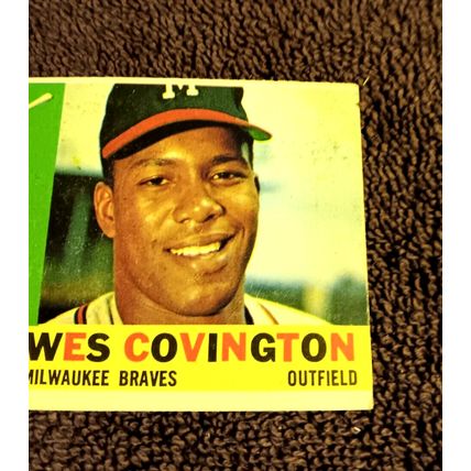 1960 Topps # 158 Wes Covington Milwaukee Braves 5.0 EX Or Better No Creases