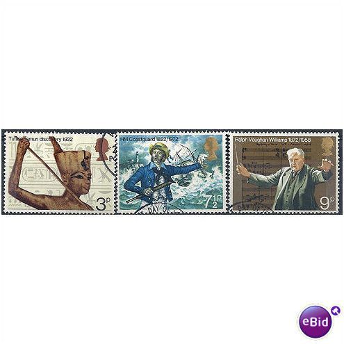 1972 General Anniversaries Set SG901-903 Very.Fine Used