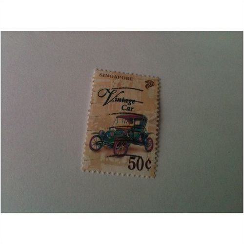 SINGAPORE 1997 transpotation 50c EBID 1 USED