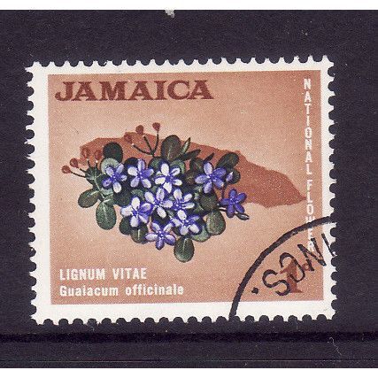 JAMAICA 1964 SG 217 1d LIGNUM VITAE FINE USED#2