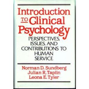 Introduction to CLINICAL PSYCHOLOGY