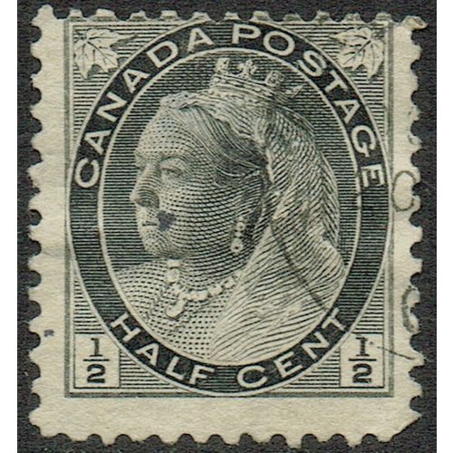 Canada 1898 ½c Black SG150 FU