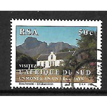 SOUTH AFRICA 1990 TOURISM 50c BOSCHENDAL VINEYARD SG717 FINE USED