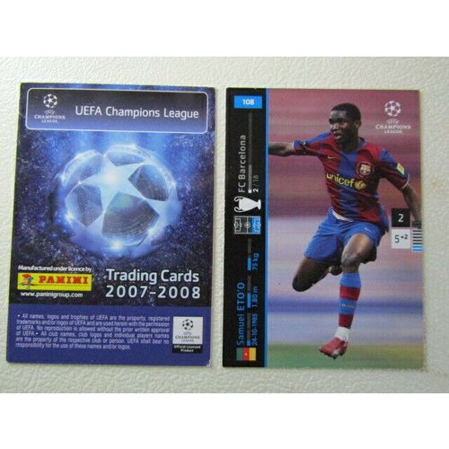 Panini UEFA 2007-2008 Champions League Football Card Variants (ef1)