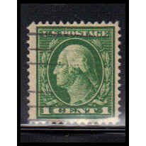 Used 405 1c George Washington Fine K0265