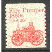 1908 20c Fire Pumper Fine MNH Dry Gum CNS 6 G0122