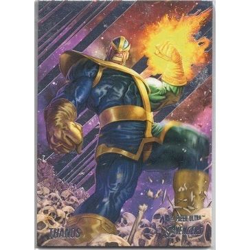2022 FLEER ULTRA AVENGERS base card # 76 THANOS