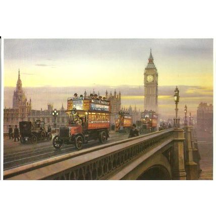 Advertising LONDON GENERAL B TYPE BUS Postcard (Mayfair BB 818)