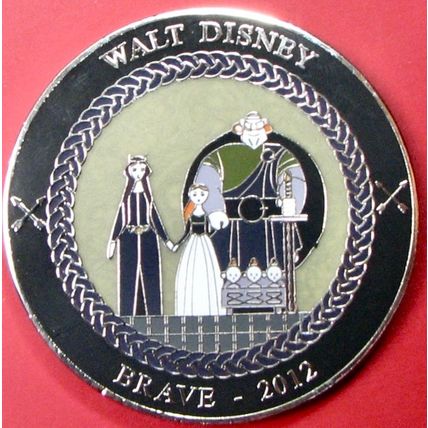 Walt Disney, Brave 2012. Challenge Coin. 2". 44b.