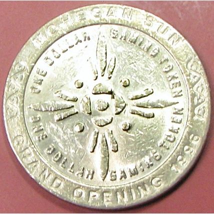 Mohegan Sun. $1 Casino Token. Uncasville, CT. 21A.