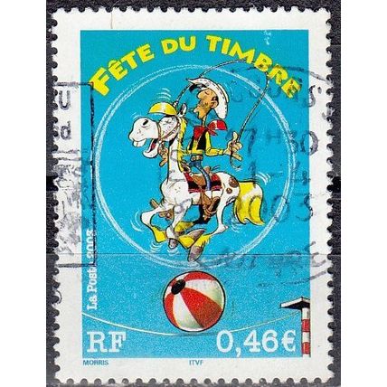 France 2003 Michel 3685C O Cote (2008) 1.00 € Lucky Luke Cachet rond
