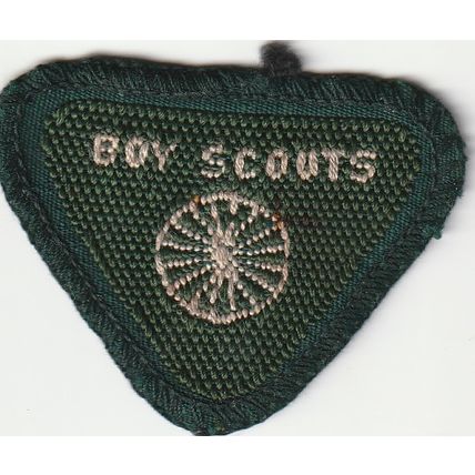 Scout Badges UK Pre 67 - Wolf Cub Proficiency Cyclist - Black Back - Used (PF62)
