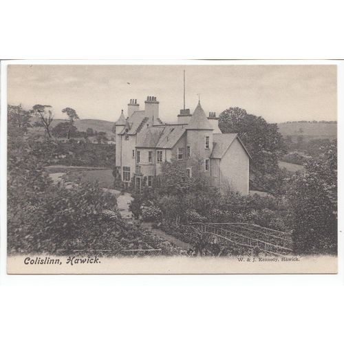 Colislinn Hawick Roxburghshire Postcard W & J Kennedy