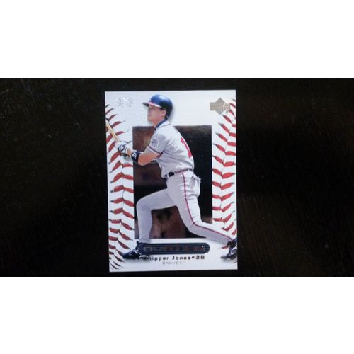 2000 Upper Deck Ovation Card # 08 Chipper Jones Ex (5) Atlanta Braves