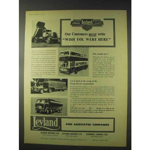 1959 Leyland Truck Ad - Atlantean, Beaver