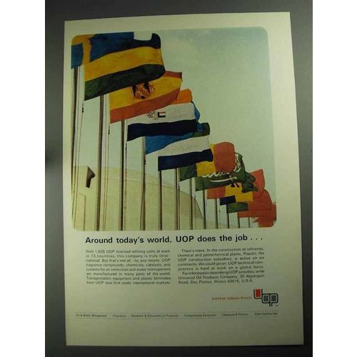 1968 UOP Universal Oil Products Ad - Today's World