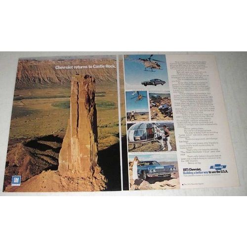 1973 Chevrolet Impala Car Ad - Castle Rock