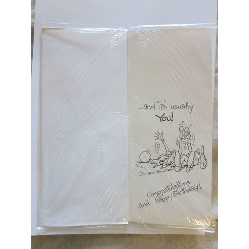 Your're 21 Today Birthday Drinking Drunk Man & Woman Standard Card A4 Portrait