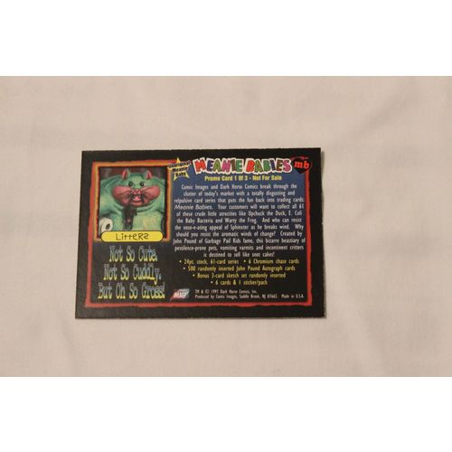1997 Comic Images Meanie Babies Promo 1-LITTERZ