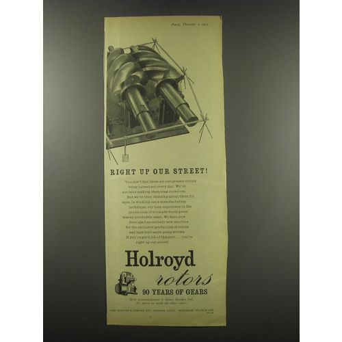 1957 Holroyd Rotors Ad - Right up our street