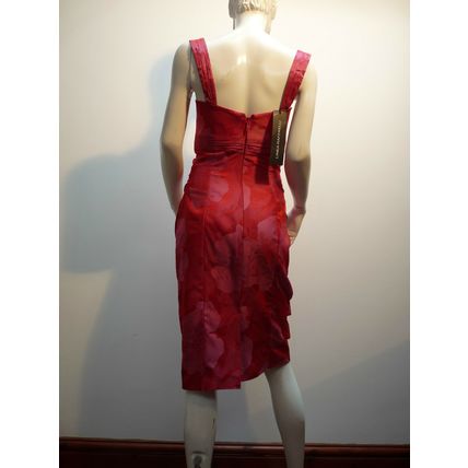 LINEA RAFFAELLI RED DRESS & BOLERO WEDDING / RACES / PARTY UK 10 £630 BNWT