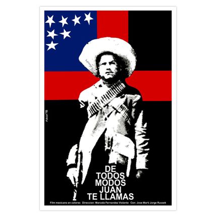 Movie Poster 4 film"JUAN is your name"Mexican War.History.School room decor art
