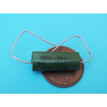 100nF 0.1uF 0.1µF 250V Close Fit Flat Base Profile Capacitor Two NOS NATO Green