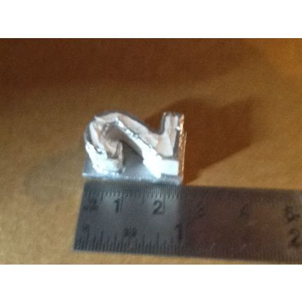 '2' Celebration Cake Silver 1:12th scale miniature