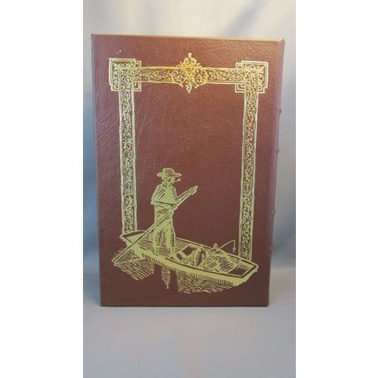Adventures of Huckleberry Finn-MARK TWAIN leather collector gild Easton Press