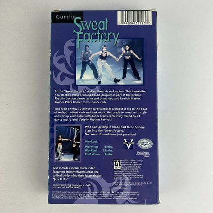 Reebok Rhythm Section: Sweat Factory VHS Video Tape