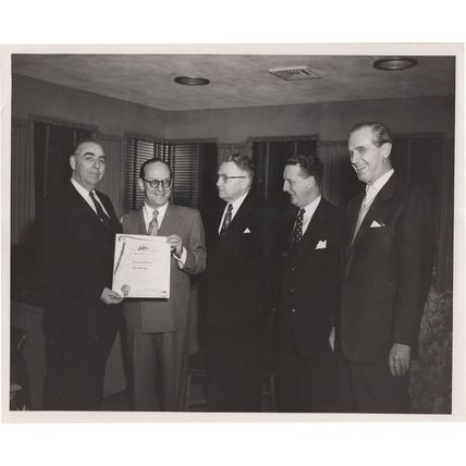 Rank Film Studios Awards Hollywood 1957 Meeting 10x8 Press Photo Collection