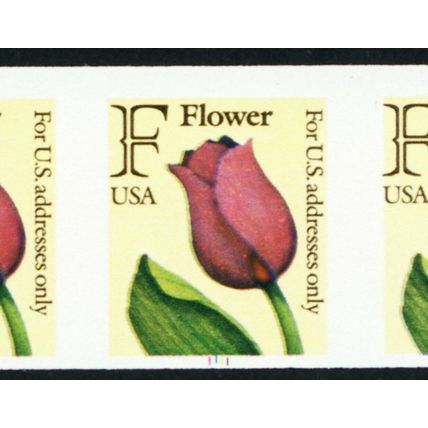 2518a, MNH VF Imperforate PL# 1111 Error Strip of 10 Stamps CV $275 Stuart Katz