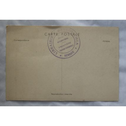 vintage postcard Le Pays Basque, Le Jardin Potager De La Ferme